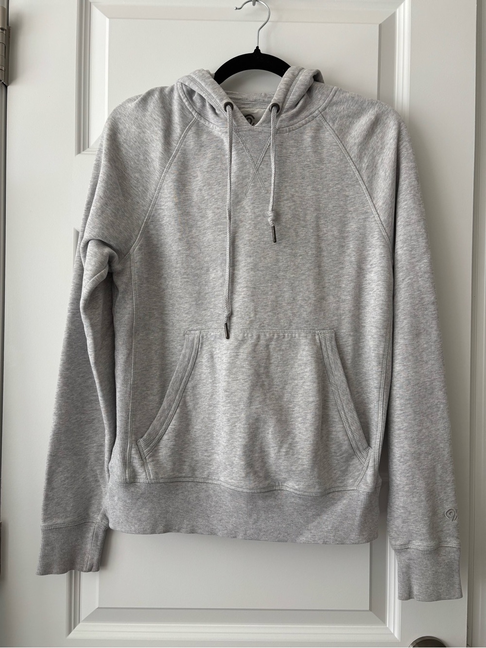 Champion Light Gray Pullover Hoodie Size S